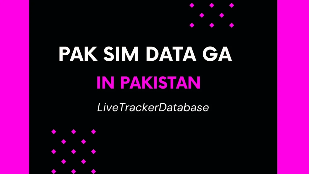 Pak Sim Data Ga - Check Sim Details 2025