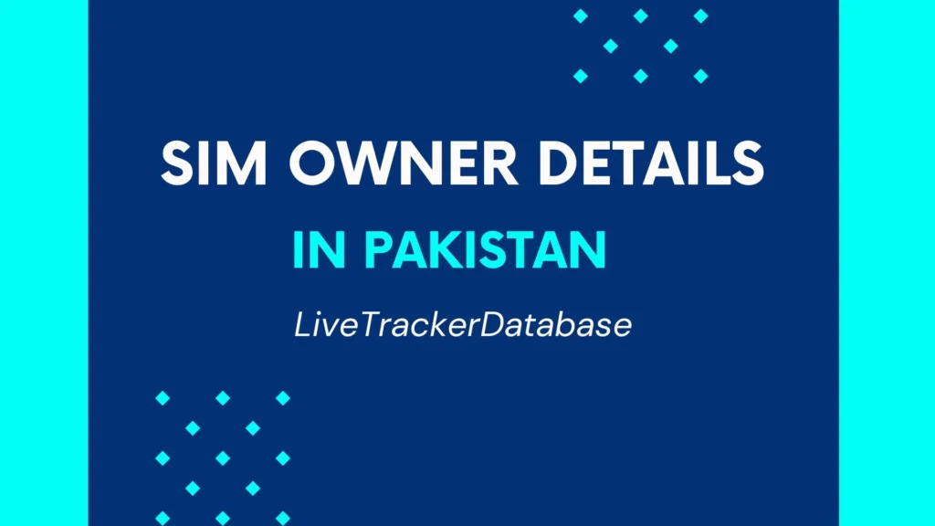 SIM Owner Details - Pak Sim Database Online 2025